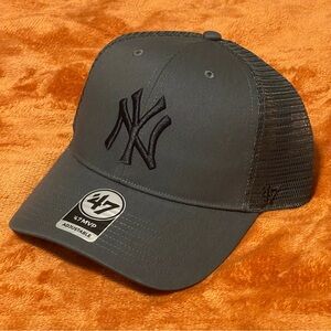 47 Charcoal Black Logo Cap | SMOOTH!